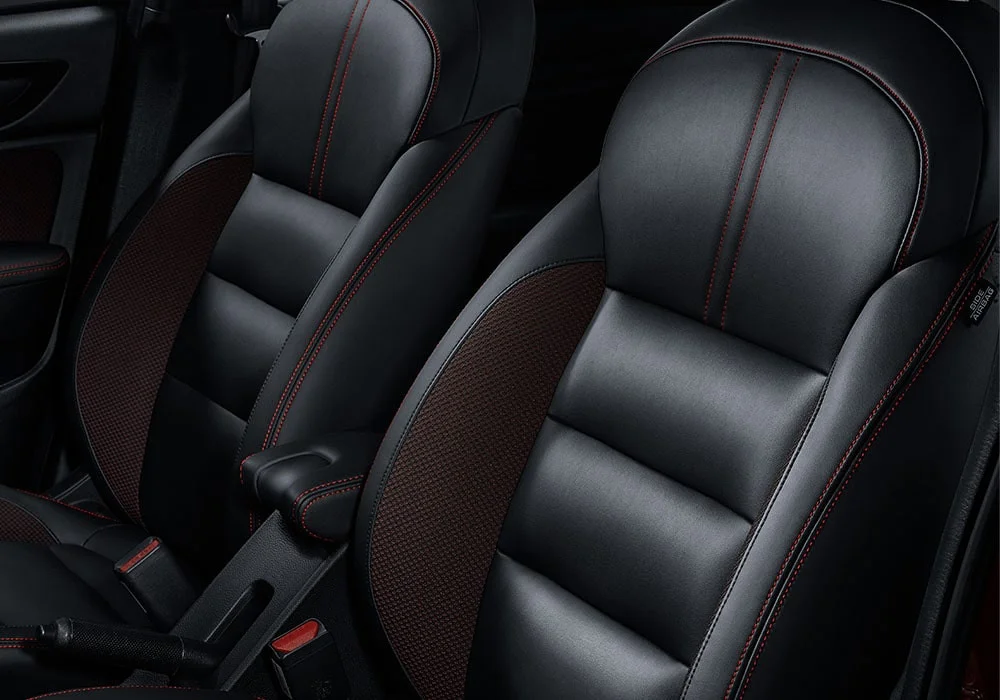 Seat Honda WR-V yang dilapisi dengan kulit berkualitas tinggi berikan kenyamanan saat duduk didalam kabin
