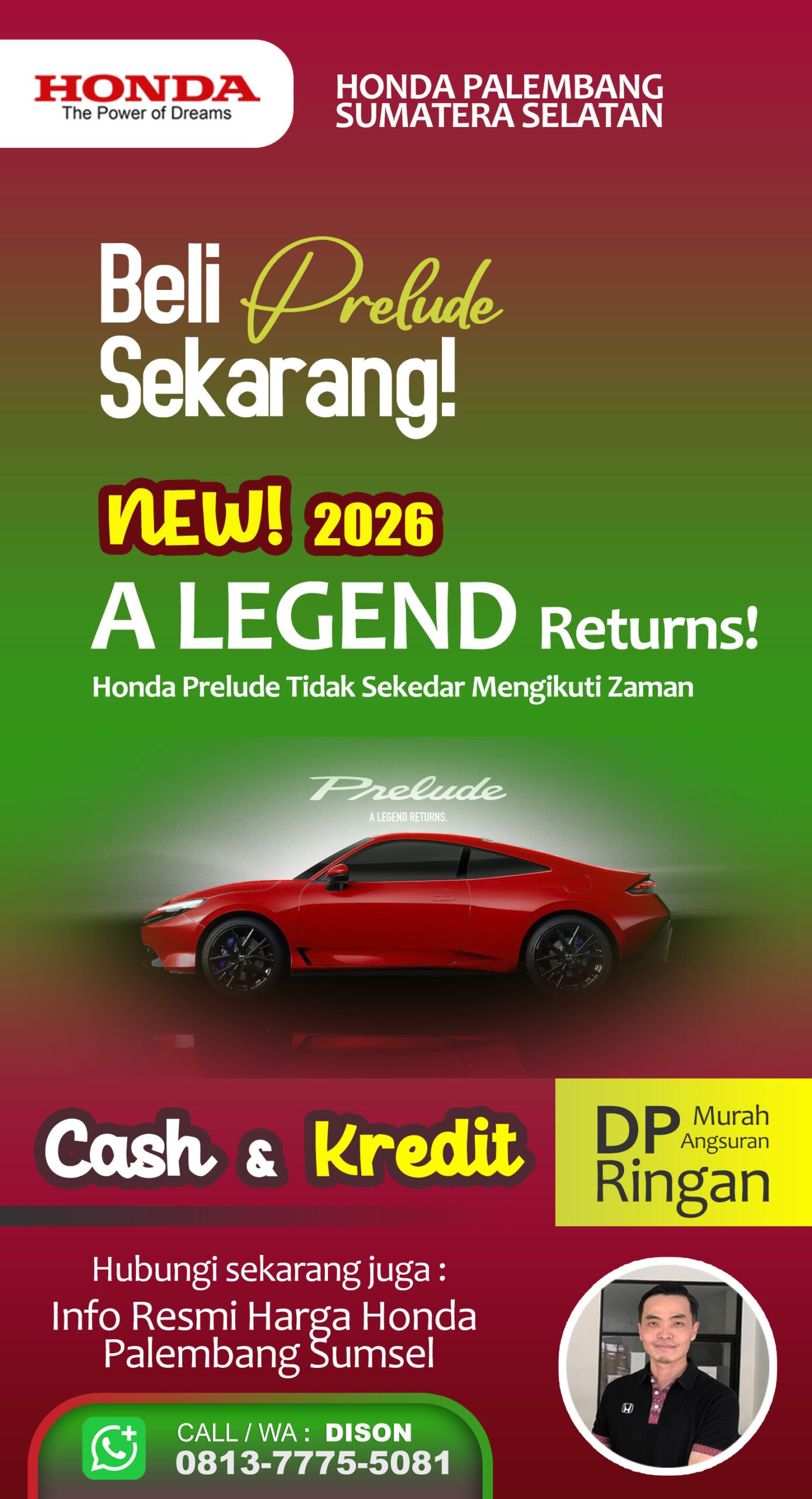 Honda Palembang Harga Prelude Palembang