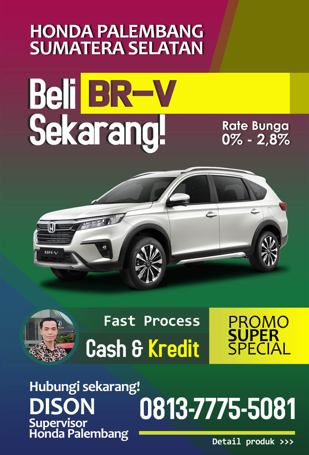 Honda Palembang Mobil Baru BRV