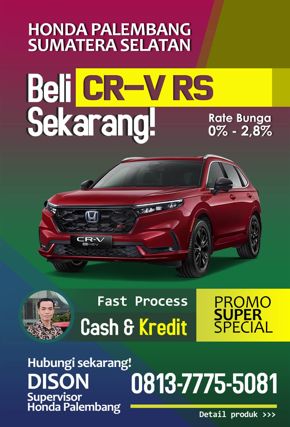 Honda Palembang Mobil Baru CRV