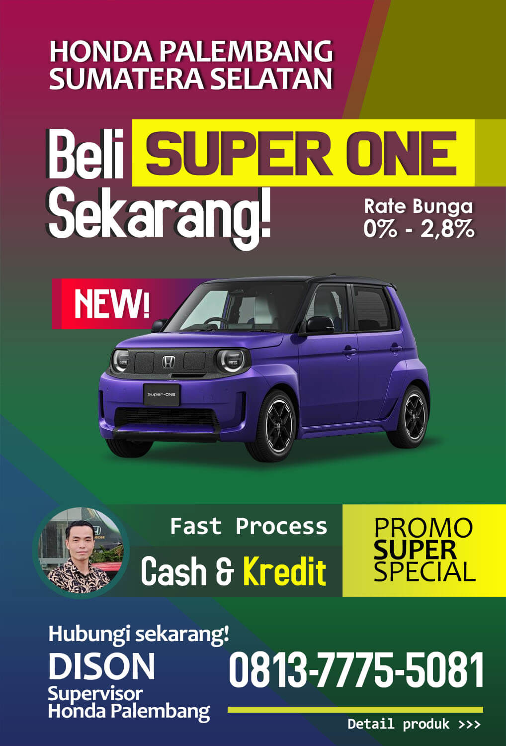 Honda Palembang Mobil Baru Super One